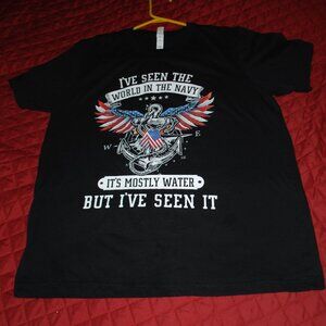 "I've Seen the World in the Navy...." T-shirt - L